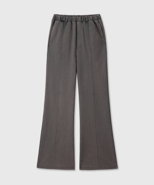 [설라노 X DIVEIN WOMEN] WASHED FLARE SWEAT PANTS (CHARCOAL)