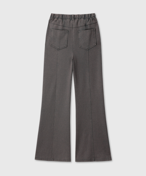 [설라노 X DIVEIN WOMEN] WASHED FLARE SWEAT PANTS (CHARCOAL)