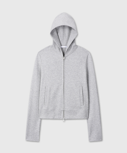[설라노 X DIVEIN WOMEN] REGULAR HOOD ZIP-UP (MELANGE GRAY)