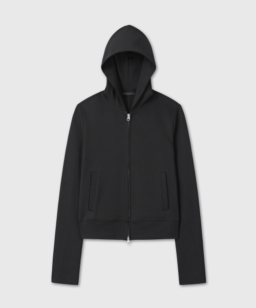 [설라노 X DIVEIN WOMEN] REGULAR HOOD ZIP-UP (BLACK)