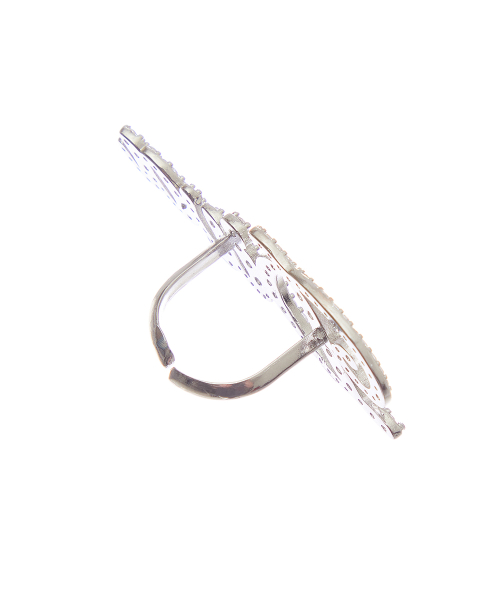 SY DIVA LETTERING RING(SILVER)