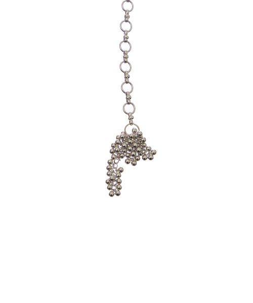 SY BEAD CHAIN BELT(SILVER)