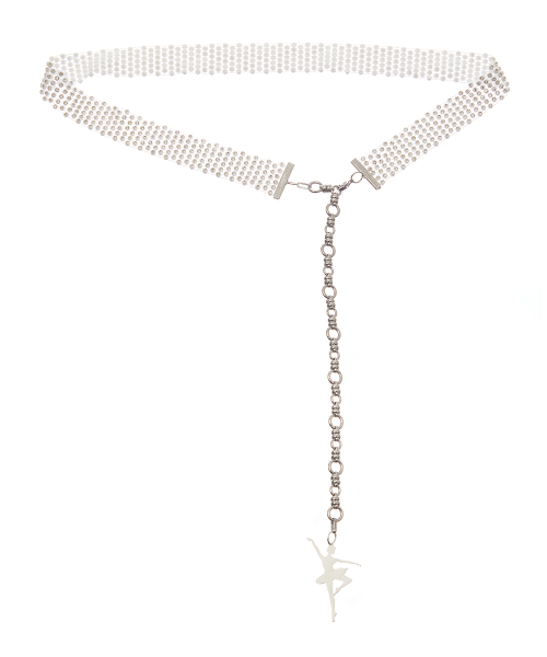 SY SHINING CHAIN BELT(WHITE)