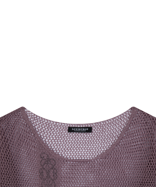 SY LACE NET KNIT(INDIE PINK)