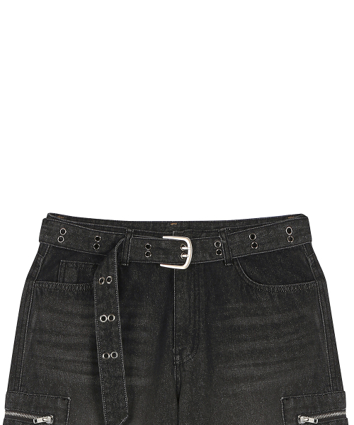 SY POCKET BELT PANTS(BLACK)