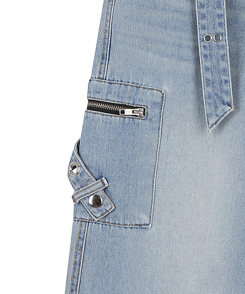 SY POCKET BELT PANTS(BLUE)