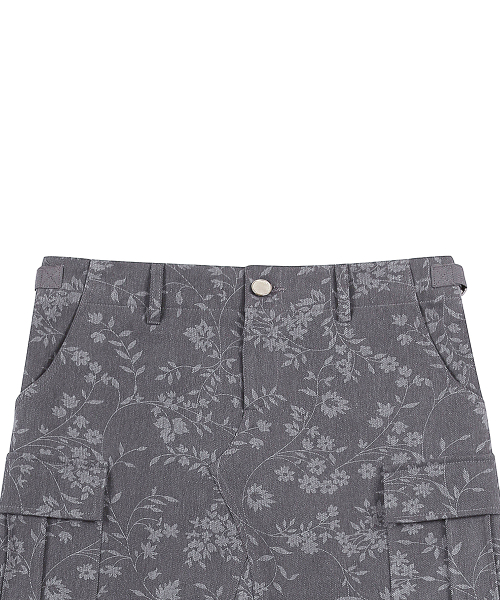 SY CARGO LONG SKIRT(GRAY)