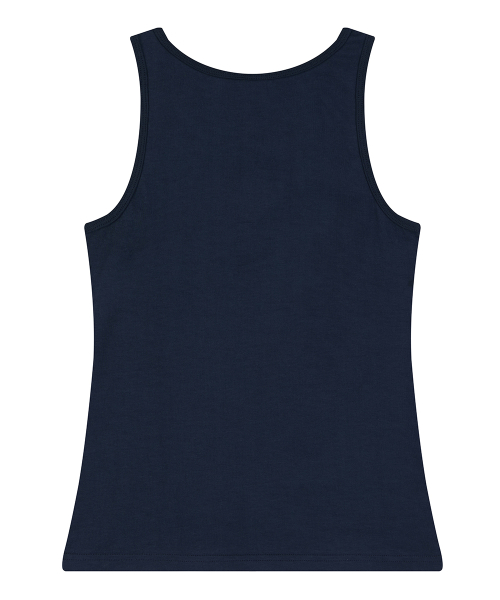 SY NECKLACE SONG SLEEVELESS TEE(NAVY)