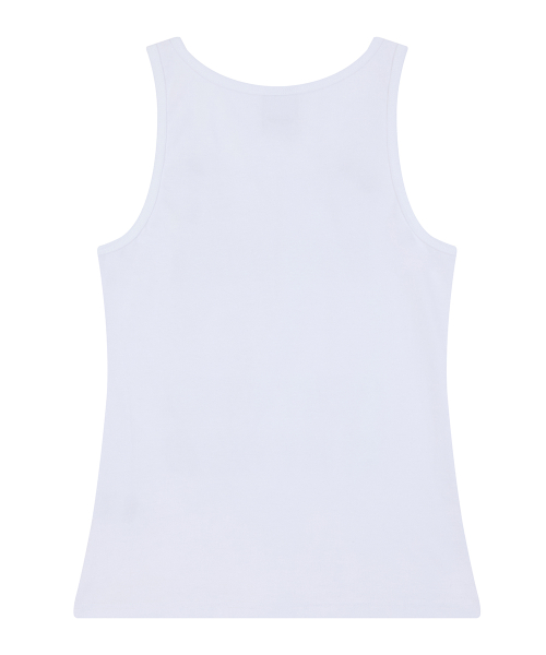 SY NECKLACE SONG SLEEVELESS TEE(WHITE)