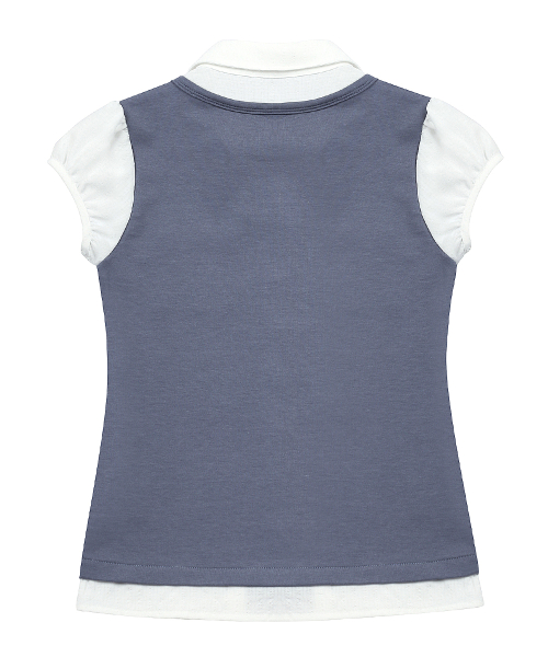 SY LAYERED BLOUSE(BLUE)