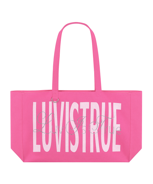 SY LETTERING TOTE BAG(PINK)