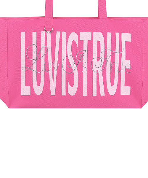 SY LETTERING TOTE BAG(PINK)