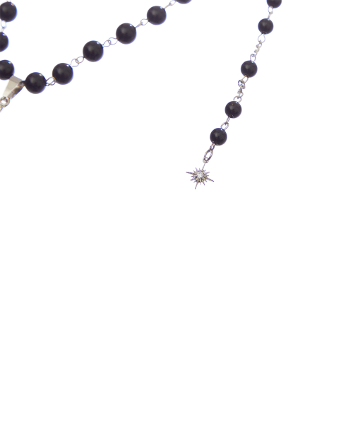SY GUITAR LAYERED NECKLACE(BLACK)