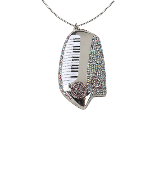 SY SYNTHESIZER BOLD NECKLACE(SILVER)