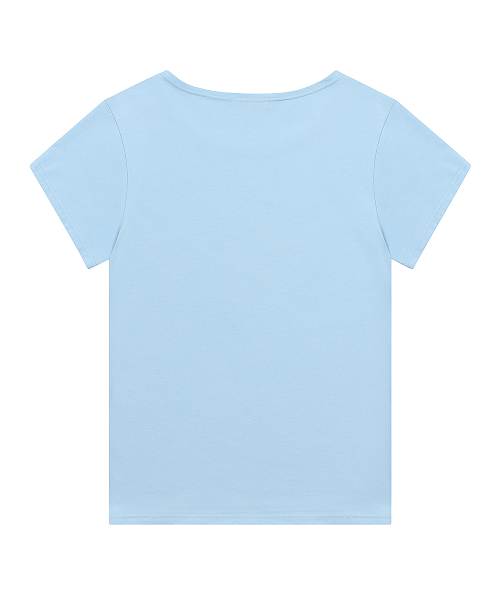 SY ONE-SHOULDER HORSE TEE(BLUE)