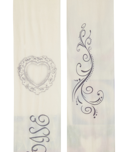 SY PRINTED TIGHTS(WHITE)