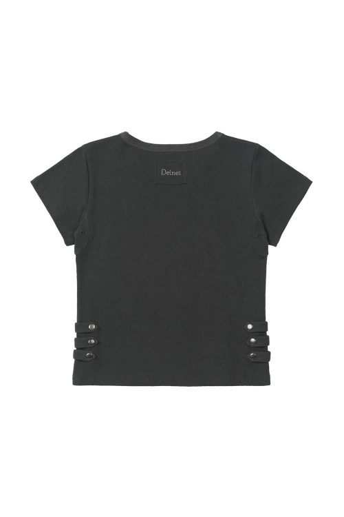 NAPOLEONS T-SHIRT IN CHARCOAL
