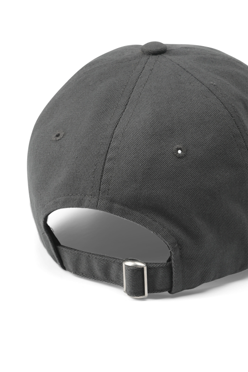 ESSENTIAL LOGO BALL CAP IN CHARCOAL