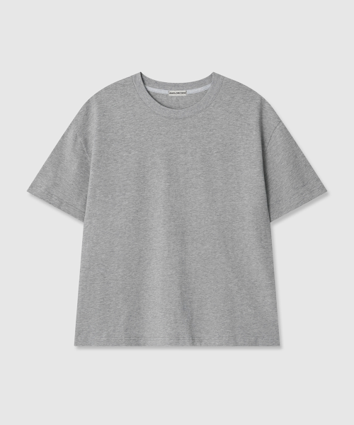 솔리드 크롭 반팔티 (3color)