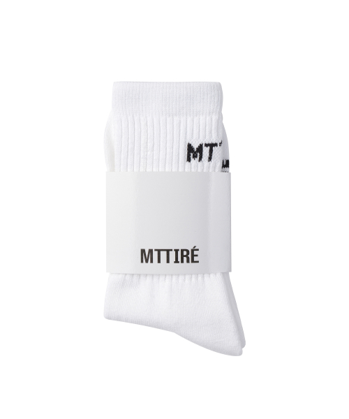 Positive Message Socks / White,Black