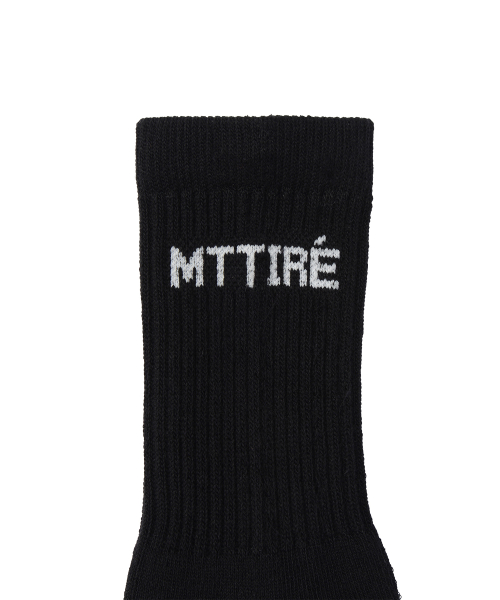 Positive Message Socks / Black,White