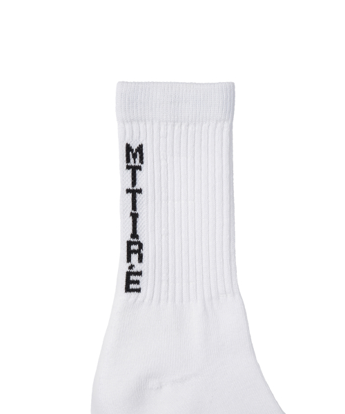 Basic Logo Socks / White,Black