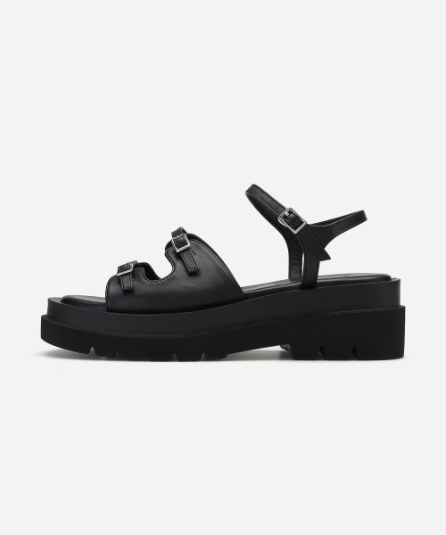 Rivet Platform Sandals 412624001