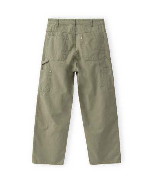Double Knee Pants, Olive Grey