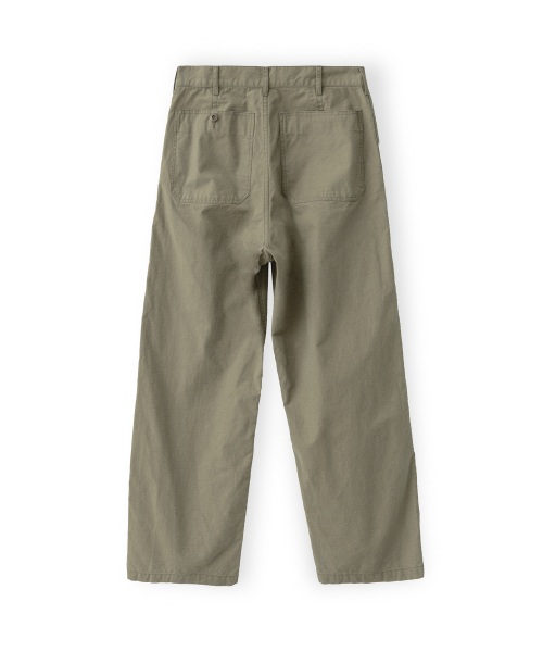 French Work Pants, Olive Grey
