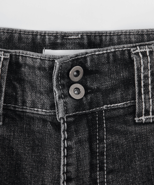 LOE BOOTCUT PANTS / WASHED BLACK