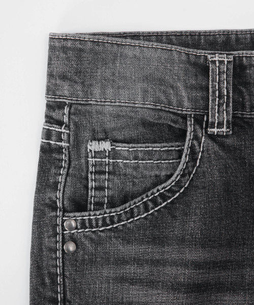 LOE BOOTCUT PANTS / WASHED BLACK
