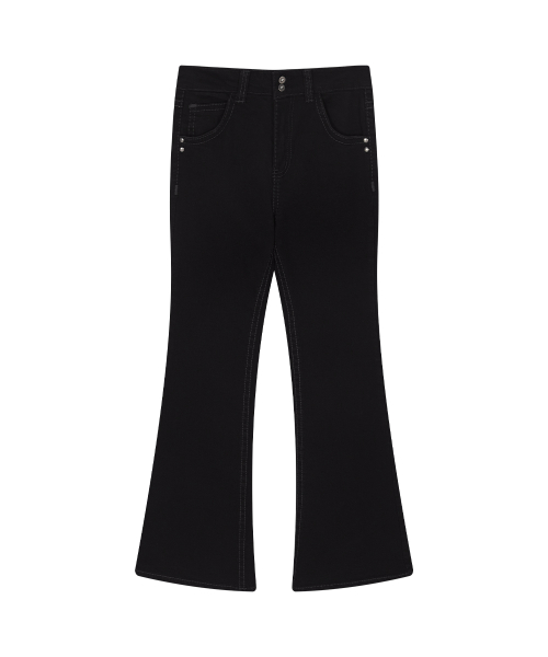 LOE BOOTCUT PANTS / BLACK