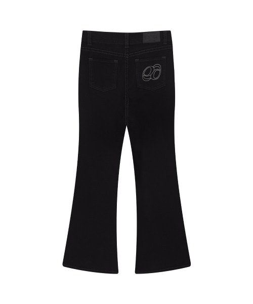 LOE BOOTCUT PANTS / BLACK