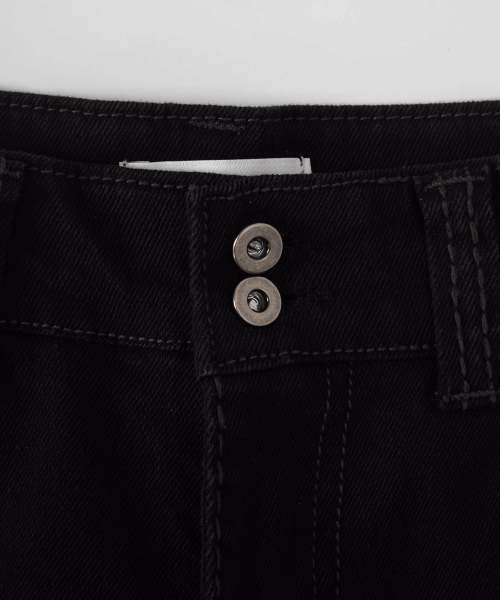LOE BOOTCUT PANTS / BLACK