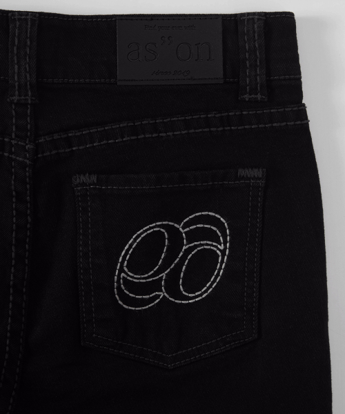 LOE BOOTCUT PANTS / BLACK