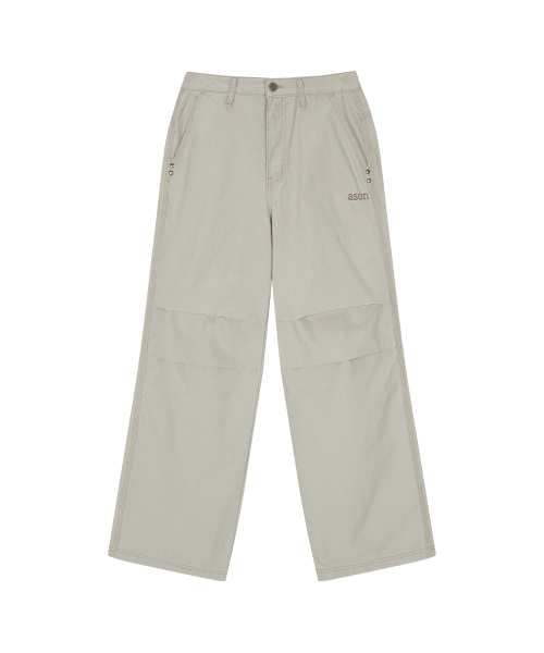 NELL PARACHUTE PANTS / LIGHT BEIGE