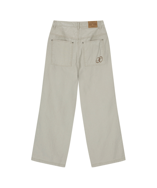 NELL PARACHUTE PANTS / LIGHT BEIGE