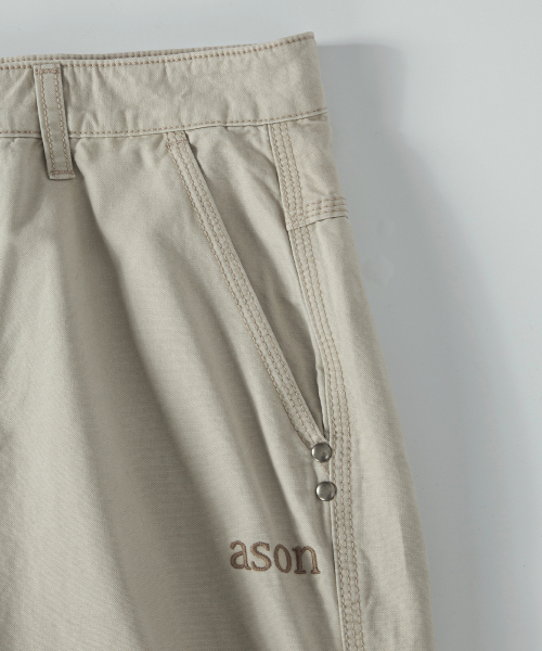 NELL PARACHUTE PANTS / LIGHT BEIGE