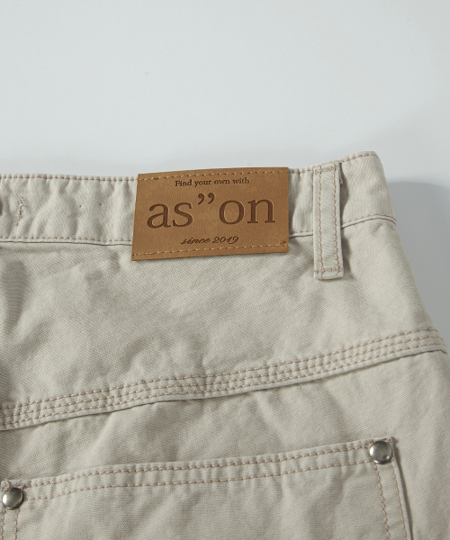 NELL PARACHUTE PANTS / LIGHT BEIGE