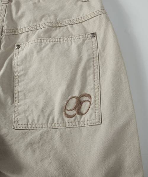 NELL PARACHUTE PANTS / LIGHT BEIGE