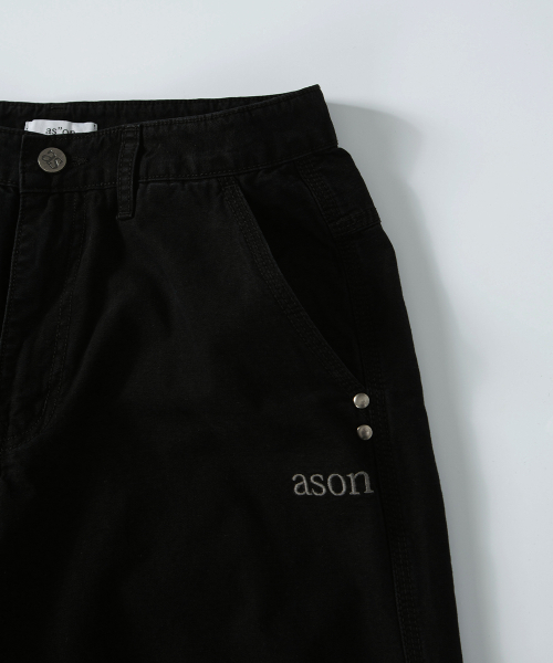NELL PARACHUTE PANTS / BLACK