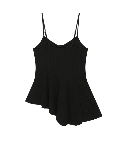 PETAL SLEEVELESS / BLACK