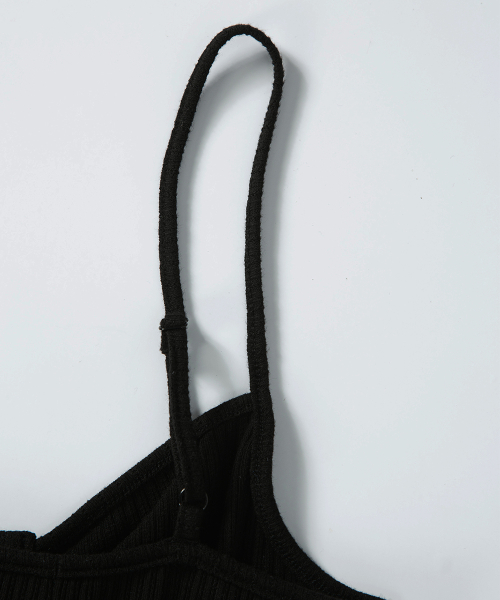 PETAL SLEEVELESS / BLACK