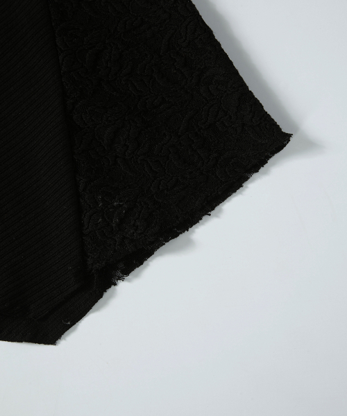 PETAL SLEEVELESS / BLACK