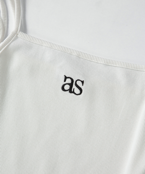 LAYER SHIRRING SLEEVELESS / WHITE
