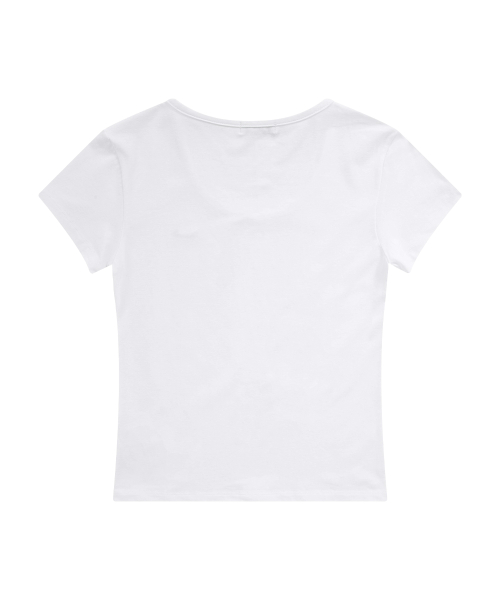 PLAIN SLIM TEE / WHITE