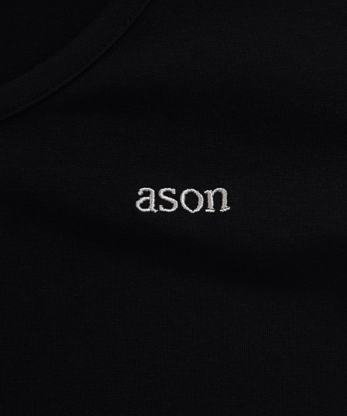 PLAIN SLIM TEE / BLACK