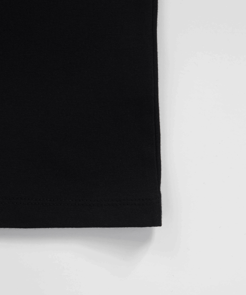 PLAIN SLIM TEE / BLACK