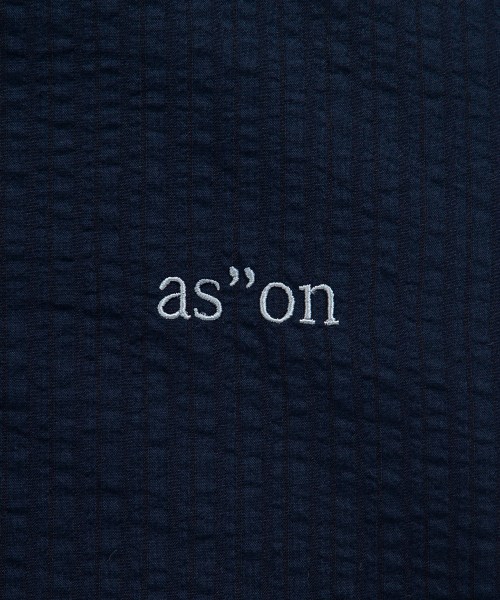 LAVE STRIPE SHIRT / NAVY