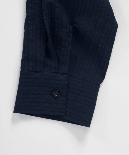 LAVE STRIPE SHIRT / NAVY
